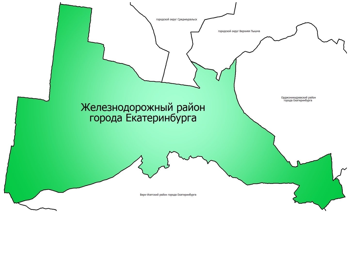 Схема избирательных округов екатеринбурга